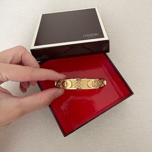 Coach Logo Bangle
